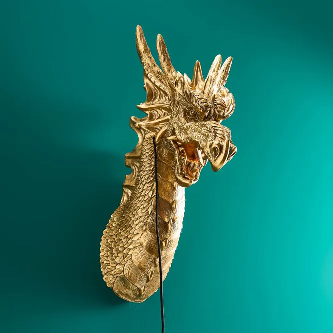 Hovedbilde Drake the Dragon drage vegglampe