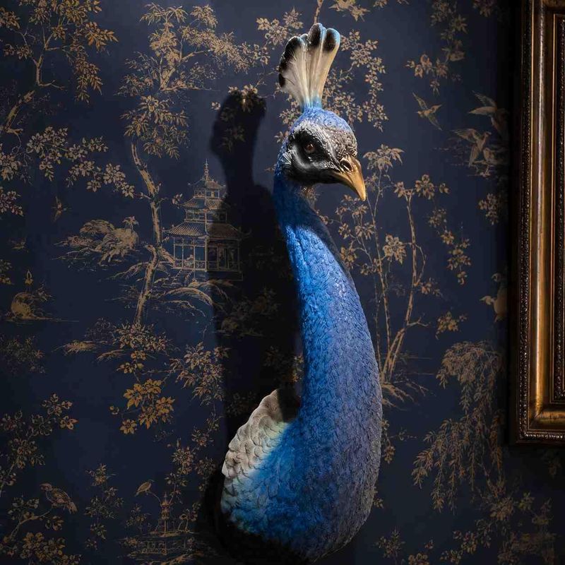 Veggdekorasjon Peacock påfugl