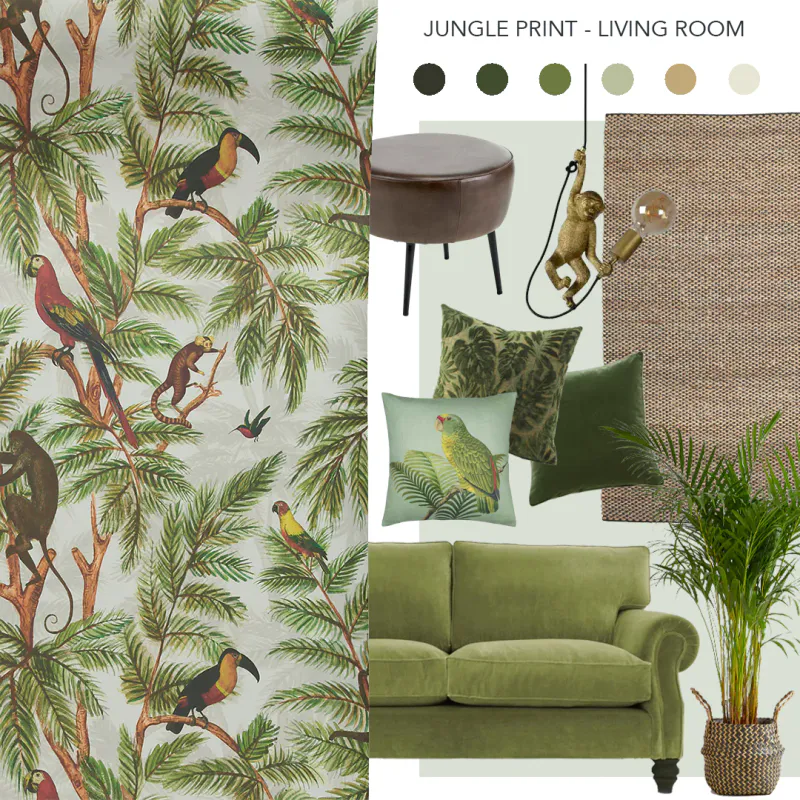 Jungle Print tapet