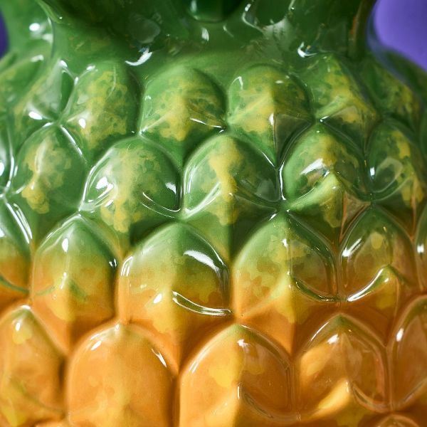 Hovedbilde Vase Funky Pineapple grønn - gul, 27cm