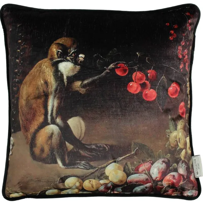 Hovedbilde Pyntepute i fløyel Monkey Black
