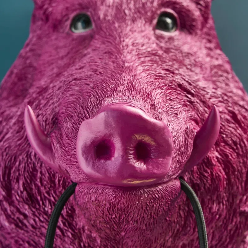 Willy villsvin vegglampe magenta rosa Werns