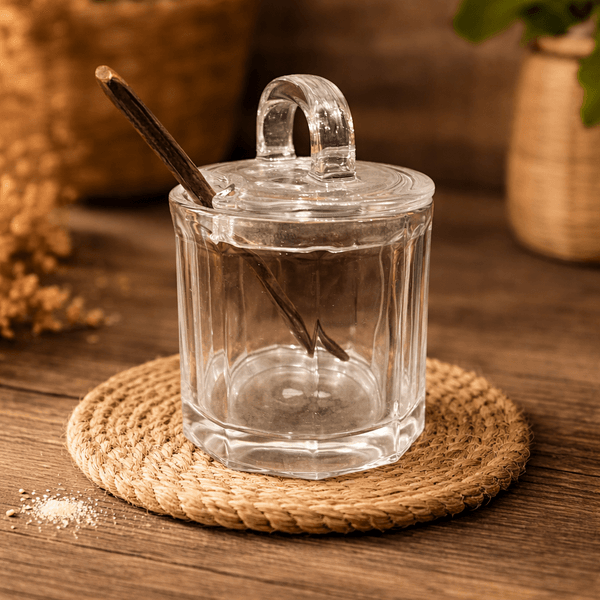 Hovedbilde Syltetøyglass med treskje 