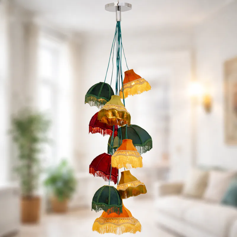 Saloon Fringes 10 taklampe