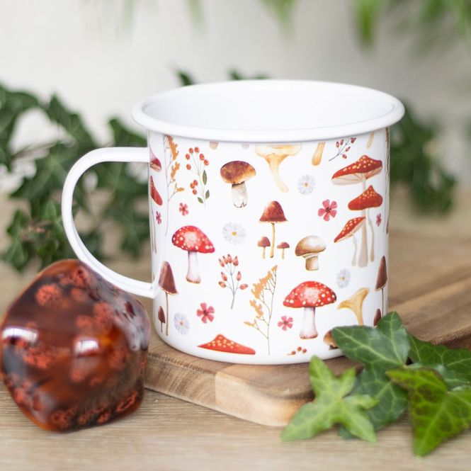 Hovedbilde Mushroom emaljekopp
