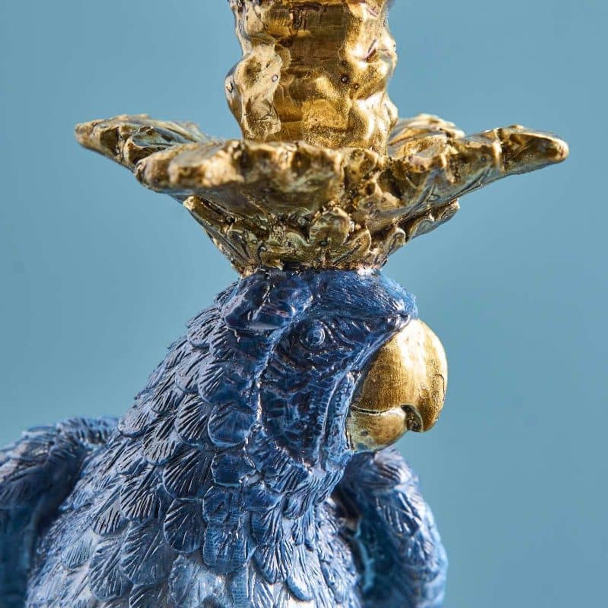 Papegøye lysestaker Blue sett med 2 fra Werns