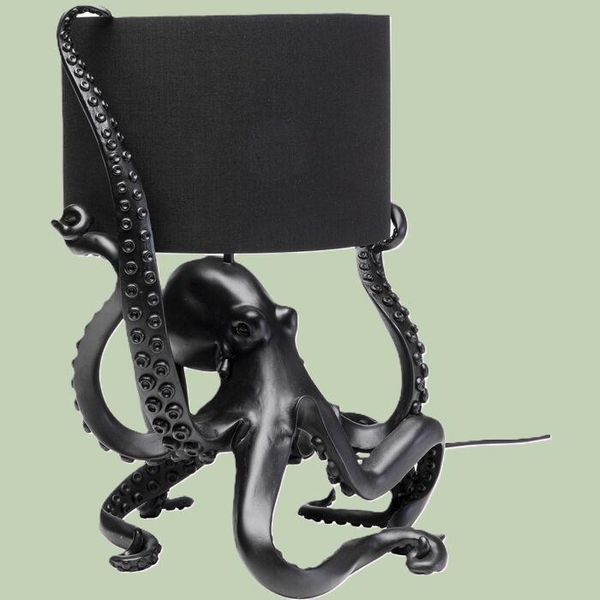 Hovedbilde Octopus Black bordlampe, blekksprut sort lampe